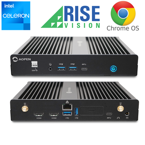Rise Vision Chromebox Pre-Configured Digital Signage Media Player
